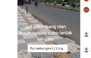 Bukan Makanan, Tapi Besi Pembatas Trotoar Disisakan Satu oleh Pencuri