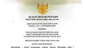 Muba Tetapkan Status Siaga Darurat Asap, Waspadai Karhutla Hingga November