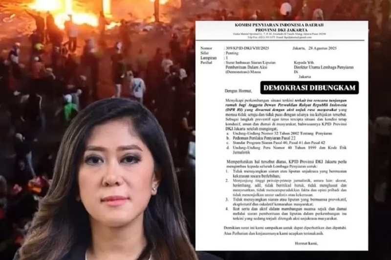 Menkomdigi Pastikan Isu Larangan Media TV Liput Demo DPR Hoaks
