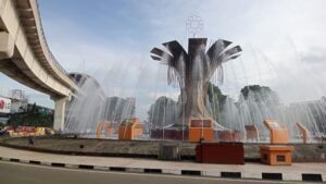 Tugu Air Mancur Modern akan Dibangun di Titik Nol Kota Palembang