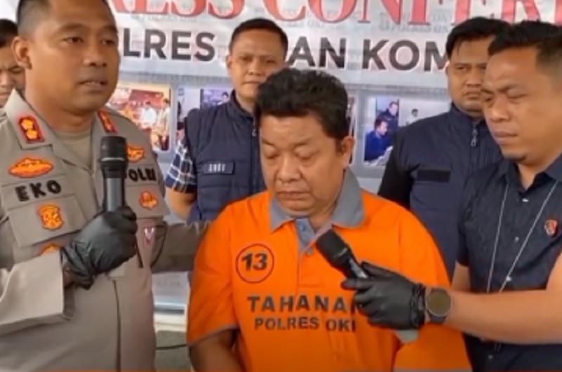 Dana Desa Rp1 Miliar Disalahgunakan untuk Keperluan Pribadi, Mantan Kades OKI Ditangkap Polisi