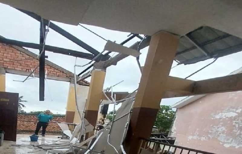 Angin Puting Beliung Hantam SMPN 39 Palembang, Pemkot Pastikan Tahun Ini Rehabilitasi
