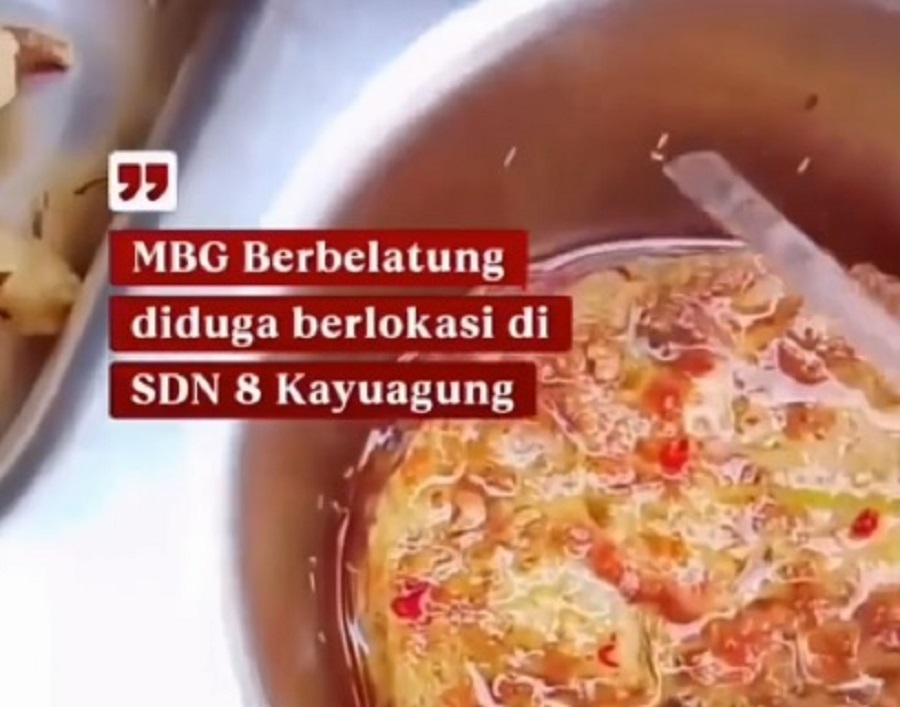 Siswa SD Kayu Agung Temukan Belatung di Telur Saus Menu MBG