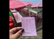 Viral Nota Rp570 Ribu di Tugu Rimau Pagar Alam, Pengunjung Mengaku Terjebak Harga