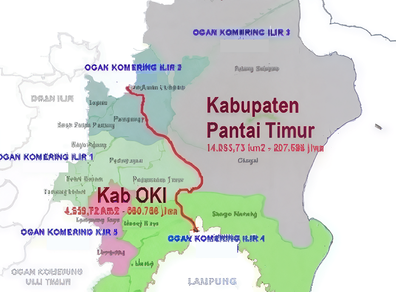 Pantai Timur OKI dan Kikim Area Lahat Masuk Prolegnas Pemekaran