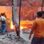 Sumur minyak ilegal di Bayung Lencir Muba terbakar