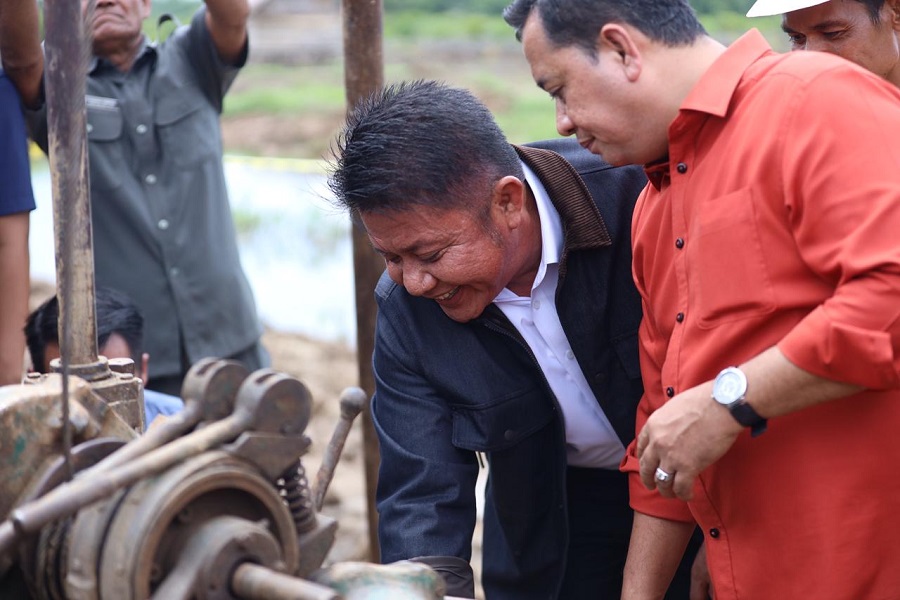 Jembatan Duplikat Tanah Kering Penghubung 29 Desa di Banyuasin Dibangun