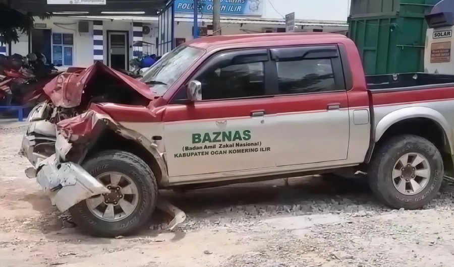 Ketua Baznas OKI Tewas Tabrakan Usai Pulang Kegiatan Subuh, Istri Luka Berat