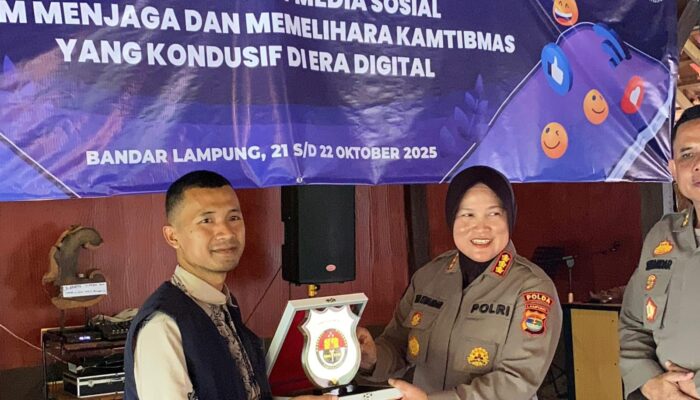 Bangun Benteng Digital: Polda Lampung Gandeng Penggiat Medsos Lawan Hoaks Lewat Edukasi Positif