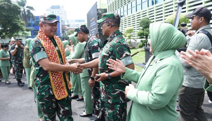 Kasad Tekankan Disiplin dan Kesejahteraan Prajurit di Kodam II/Sriwijaya