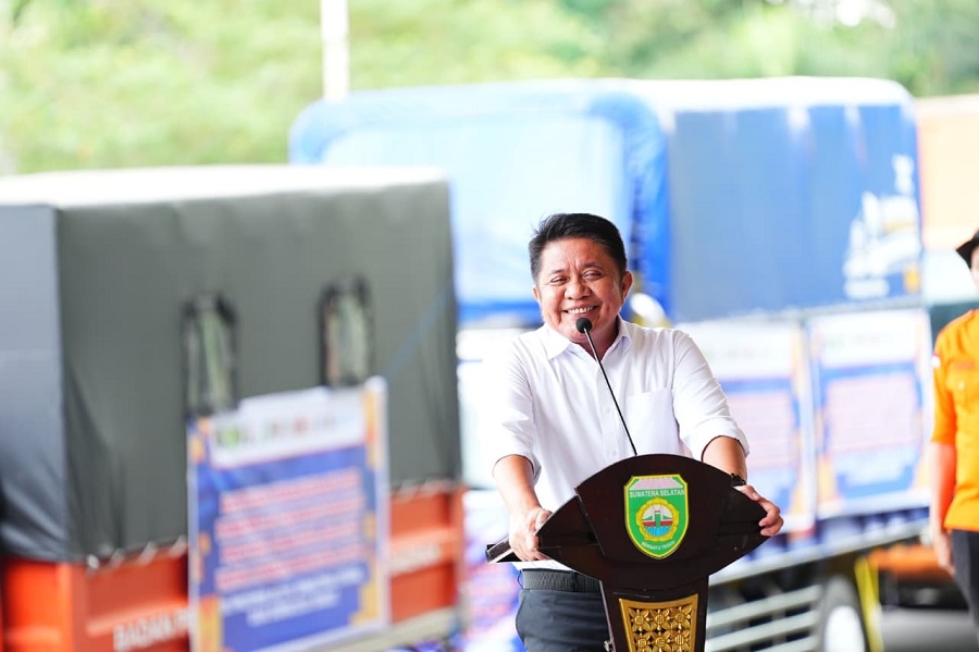 Sumsel Kirim 23 Armada Logistik, Salurkan Bantuan Rp 2,65 M Korban Banjir di Aceh–Sumut–Sumbar