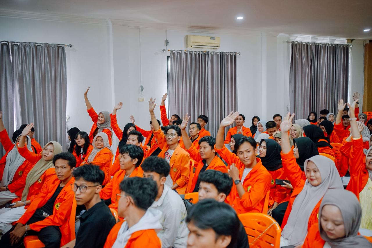 Mahasiswa Unbara Antusiasmengikuti Kuliah Umum Industri Migas