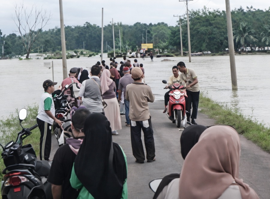 Debit Sungai Naik, 1.500 KK dari 9 Desa Kecamatan Lempuing OKI Terdampak Banjir