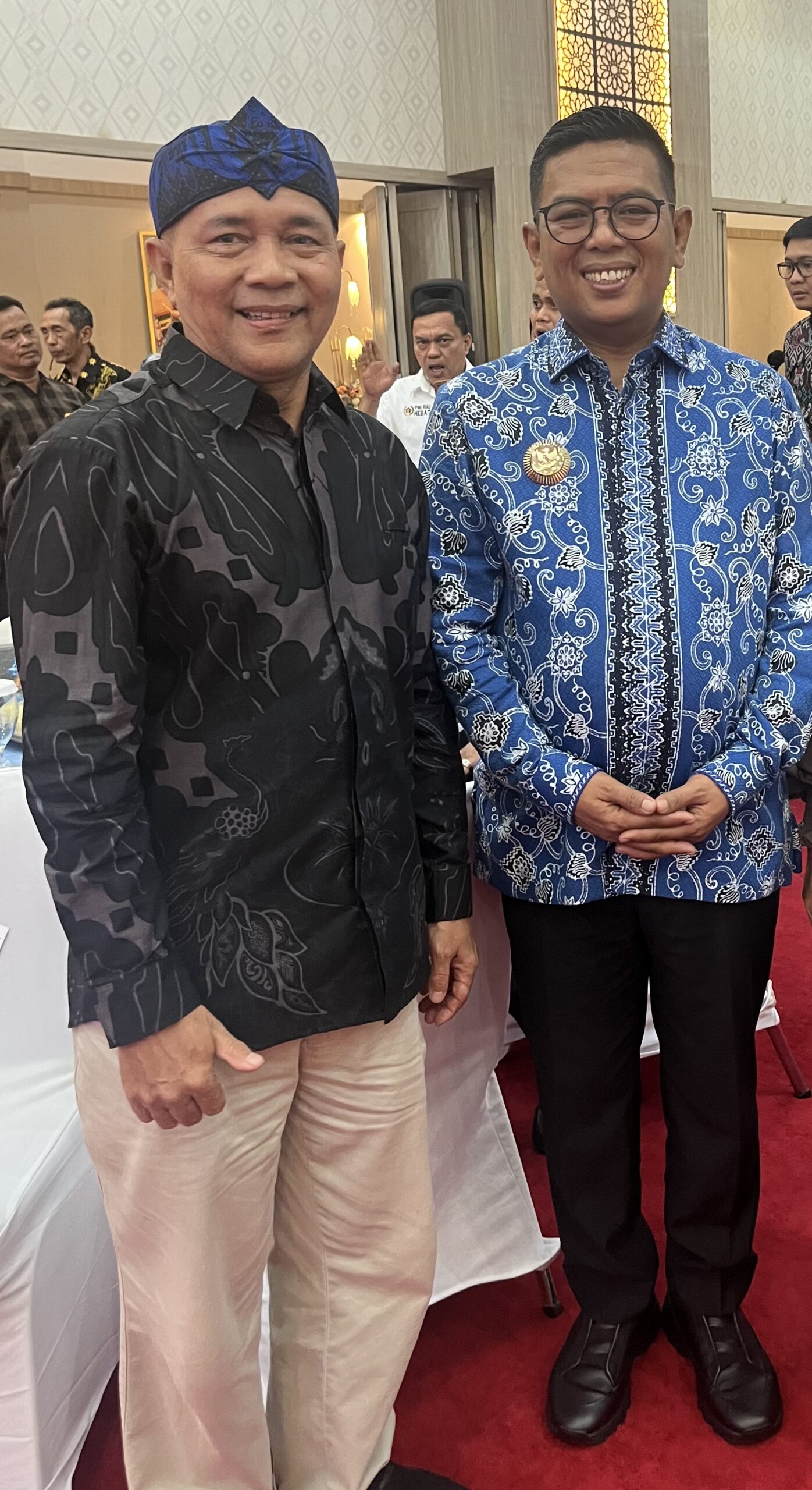 Bersama Gubernur Banten, Andra Soni.