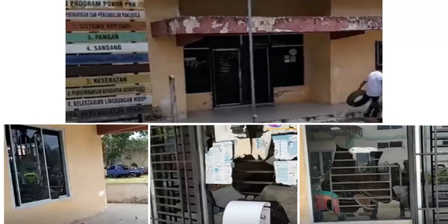 Kantor Dirusak Massa, Lurah Muara Beliti Lapor Polisi