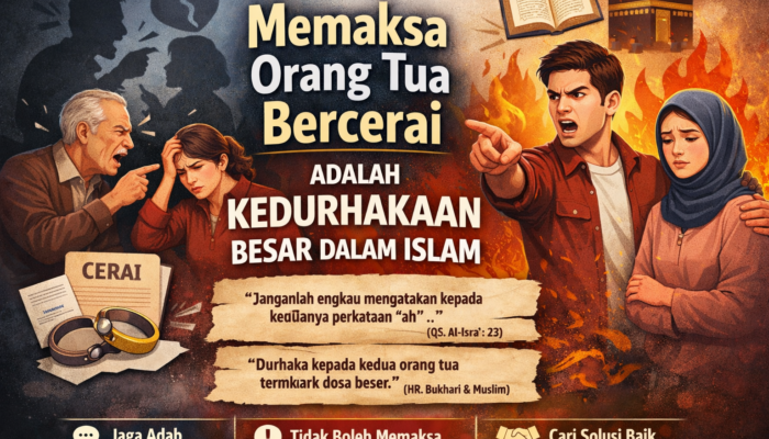 Anak Durhaka, Memaksa Orang Tua Bercerai