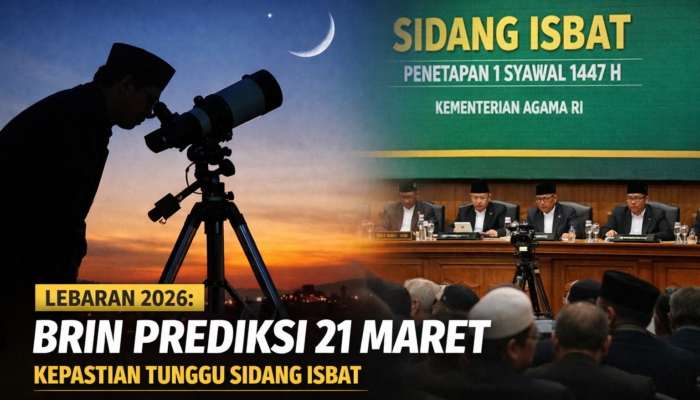 Lebaran 2026 21 Maret, Kepastian Tunggu Sidang Isbat