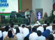 Ustadz Abdul Somad saat Tausiah Ramadhan dan Buka Puasa Bersama di Ganesha Arena, Baturaja, Jumat